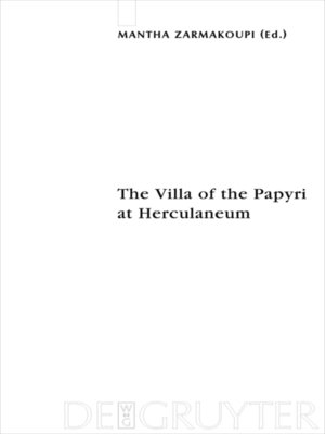 cover image of The Villa of the Papyri at Herculaneum